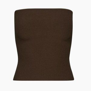 Babaton Sculpt Knit Tube Top NWT size S